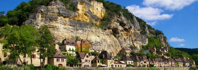 Photo du village de La-Roque-Gageac