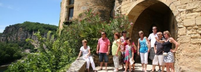 Photo d'une visite au village de La Roque Gageac