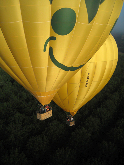 360° en montgolfière