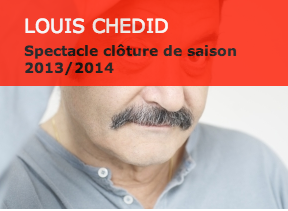 Image de l'affiche du concert de Louis Chedid à Sarlat