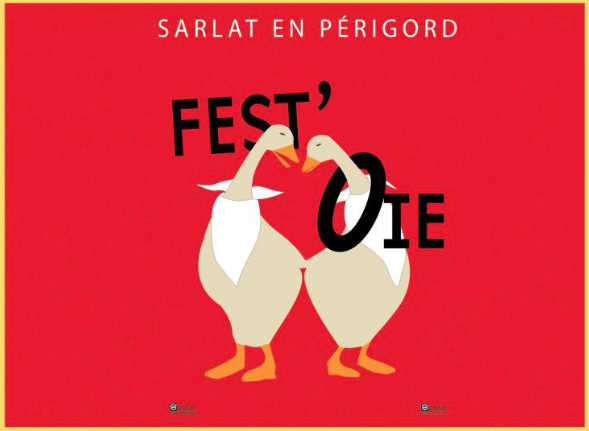 Visuel illustrant l'affiche du Festival Fest'Oie de Sarlat