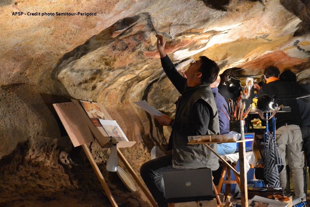 Chantier fac-similés de Lascaux 4 ©Semitour Périgord