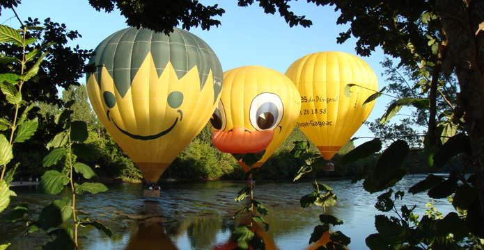 Photio de nos montgolfières du Périgord