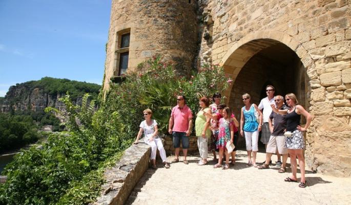 Photo d'une visite au village de La Roque Gageac